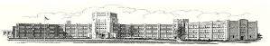 Lanier High School Sketch - Circa 1928